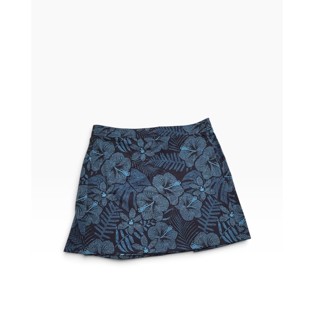 RipSkirt Hawaii Womens XL Maui Moonlight Wrap Skirt Blue Floral Resort Quick Dry